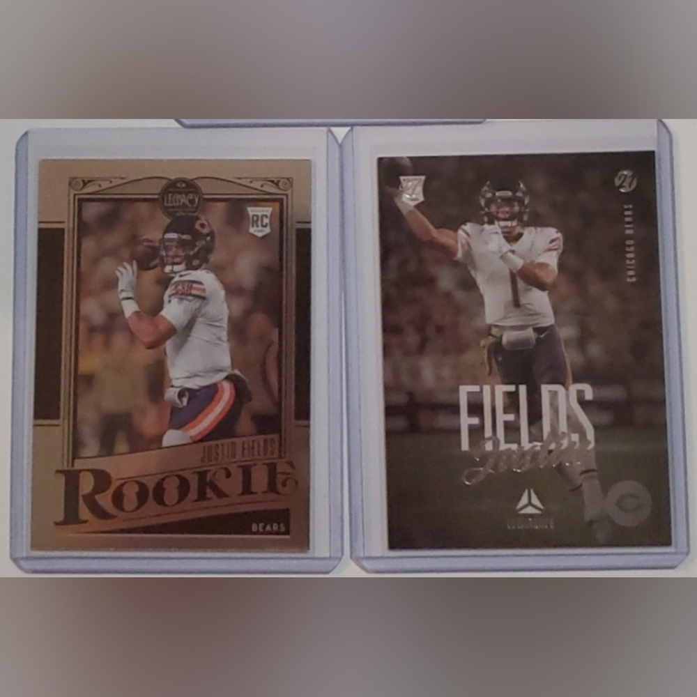 2 - 2021 Justin Fields Cards Rookie Cards!!!